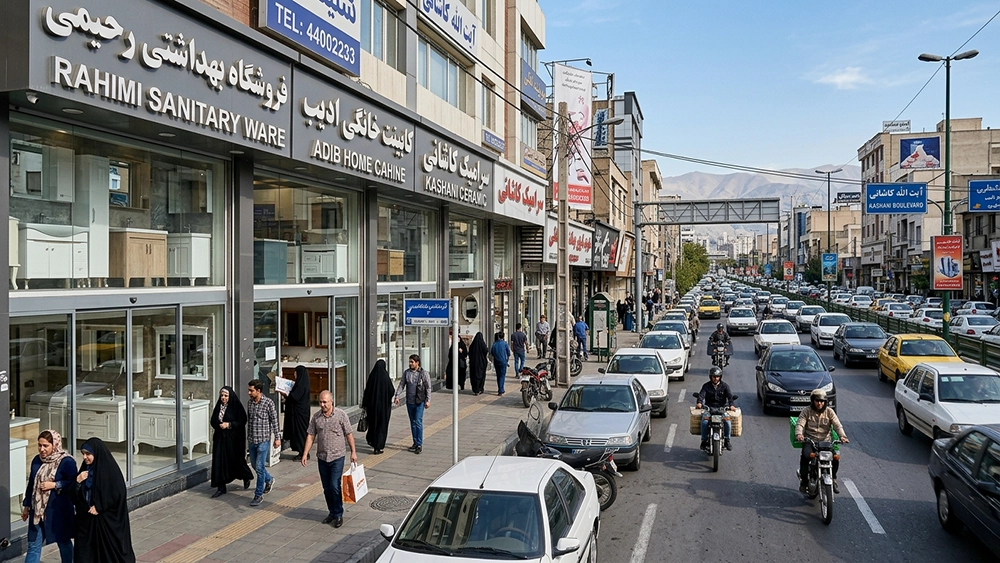 خیابان آیت‌الله کاشانی؛ یکی از محورهای مهم و پرتردد غرب تهران با بازارها و مراکز خرید متنوع