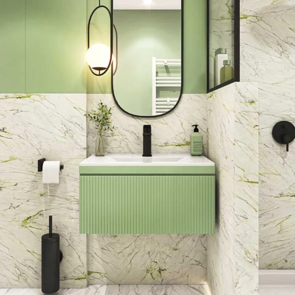 روشویی روکابینتی سرامیکی دافنه از برند چینی کرد در دو سایز 60 و 70