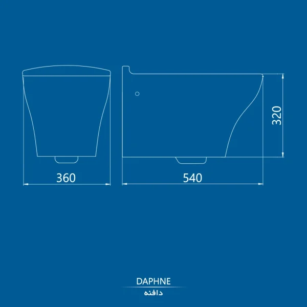 خرید وال هنگ دیواری دافنه برند چینی کرد با تخفیف ویژه