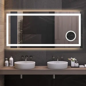 آینه بک لایت به همراه رینگ لایت از لاروس