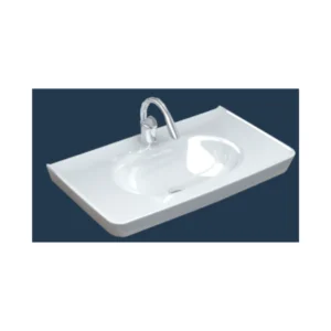 کاسه روشویی صاف سرامیکی با عمق مناسب