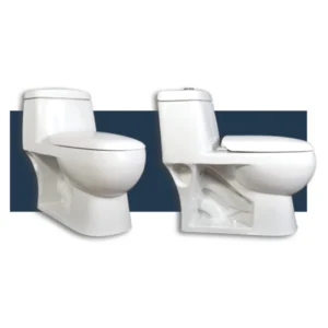 توالت فرنگی سرامیکی همراه با لعاب آنتی باکتریال