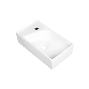 کاسه روشویی سرامیکی با طراحی ساده