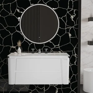 فولست روشویی به همراه آینه سندبلاست شده