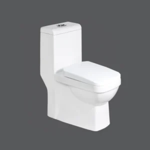 توالت فرنگی با سیستم تخلیه قدرتمند