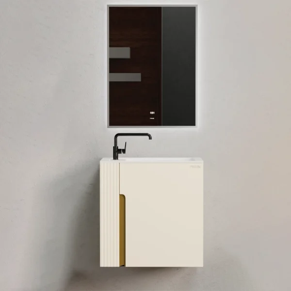 روشویی کابینتی لوکس همراه با کاسه کورین توکار