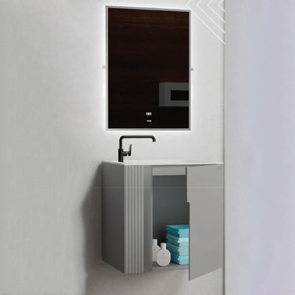 روشویی کابینتی لوکس همراه با کاسه کورین توکار