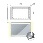 آینه اوا تیپ ۲ ترکیبی از زیبایی و فناوری