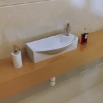 کاسه روشویی روکار با لعاب ضد لک