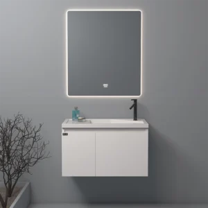 فولست روشویی دیواری با آینه چراغدار