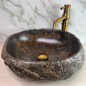 سنگ روشویی سنگی ساخته شده از سنگ طبیعی