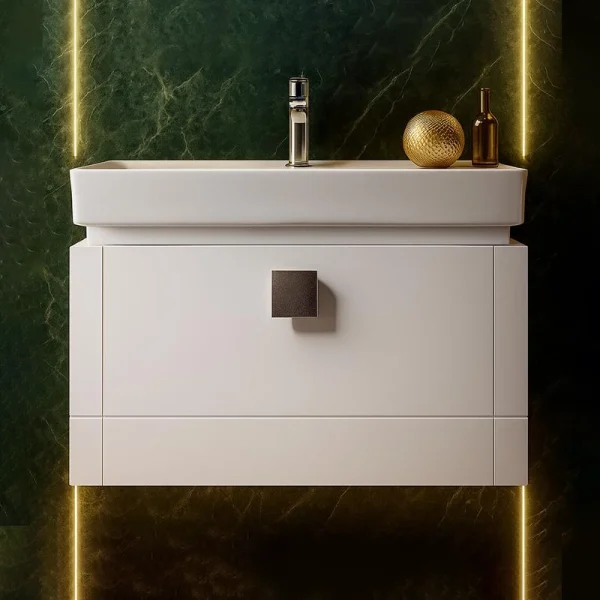 روشویی دیواری کابینتی با طراحی مدرن