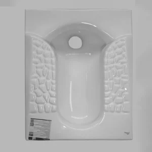 کاسه توالت ایرانی با لعاب ضد لک و خش