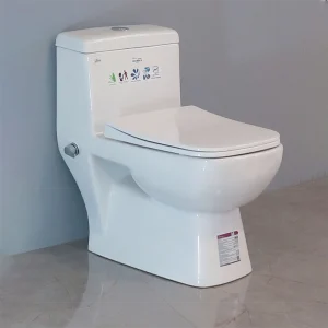 توالت فرنگی گاتریا مدل ساترون با جنس بدنه سرامیک لعابدار