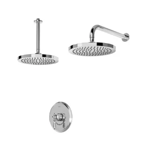 دوش توکار حمام شودر مدل زیگموند با طراحی مدرن، ساخته‌ شده از آلیاژ برنج باکیفیت