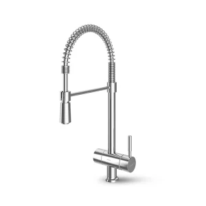 شیر آشپزخانه فنردار با پوشش PVD