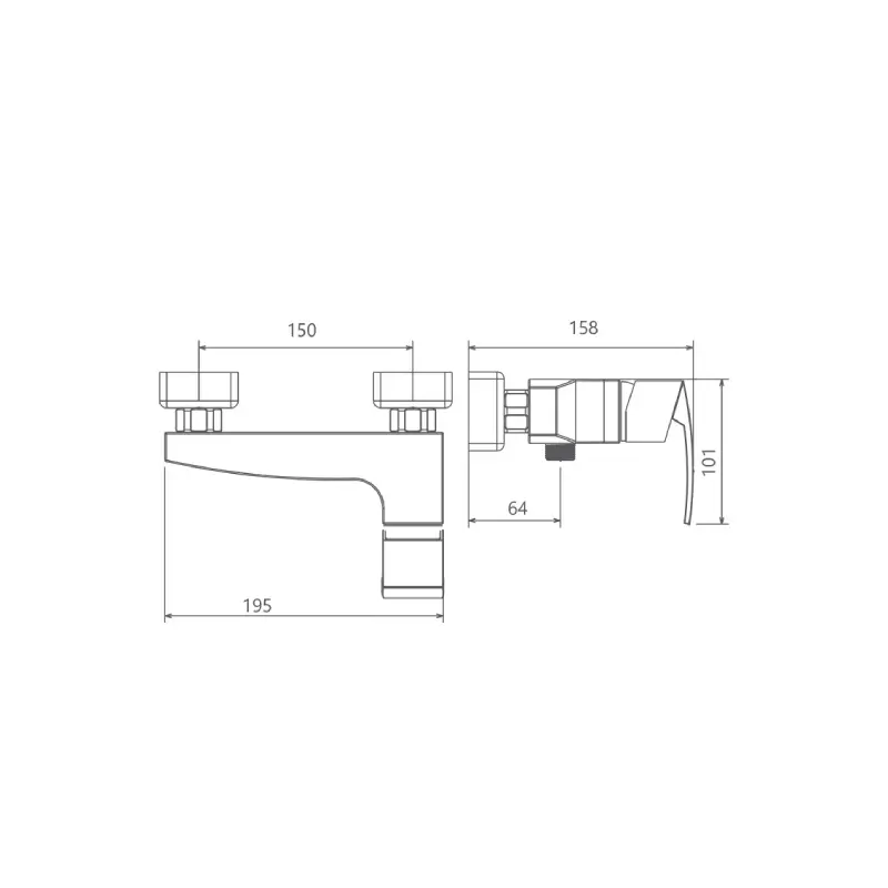 شیر دستشویی باواریا شودر شیر دستشویی باواریا از برند شودر با کیفیت فوق العاده