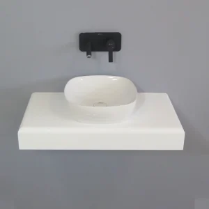 کاسه روشویی روکار آسو با لعاب ضد لک