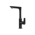 شیر ظرفشویی شاوری KWC مدل ورونا با بدنه برنجی، علمک چرخان ۳۶۰ درجه و شیلنگ کشویی بادوام