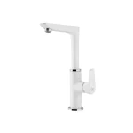 شیر ظرفشویی شاوری KWC مدل ورونا با بدنه برنجی، علمک چرخان ۳۶۰ درجه و شیلنگ کشویی بادوام