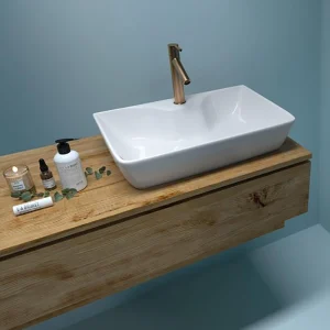 کاسه روشویی مستطیلی پیلوت سینا چینی