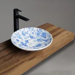 کاسه روشویی گرانیسی فلورنس کد gb1133 با طراحی خاص