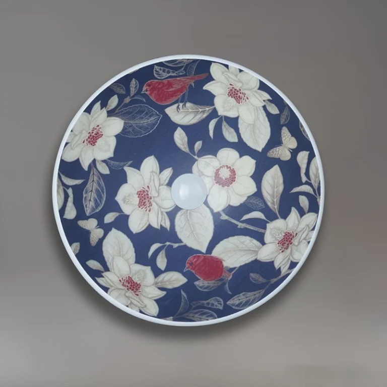 سنگ روشویی مارمونایت GB1137 گرانیسی با طراحی هنری و رنگ سرمه‌ای زیبا