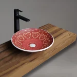 اسه روشویی گرانیسی مارمونایت، با طراحی لوکس و مقاوم در برابر خط و خش