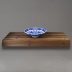 کاسه روشویی گرانیسی GB1146 با ترکیب رنگ سفید و آبی و طراحی مدرن