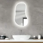 آینه دفرمه مدل Form15 با نور پس‌زمینه (Backlight) مناسب سرویس بهداشتی