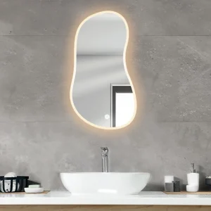 آینه دفرمه مدل Form15 با نور پس‌زمینه (Backlight) مناسب سرویس بهداشتی