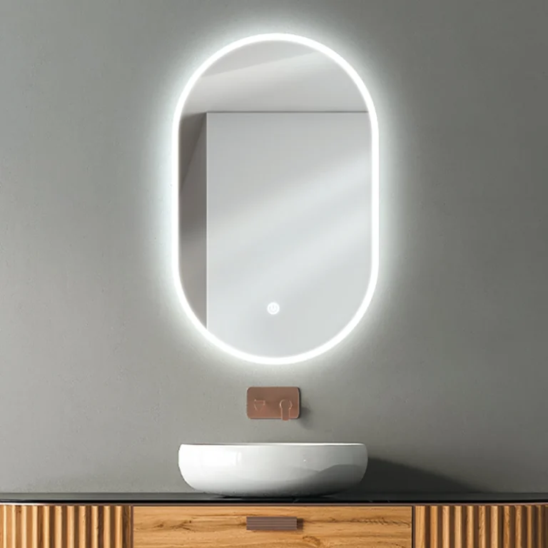 آینه بیضی P02 ترکیبی از زیبایی، کیفیت و تکنولوژی