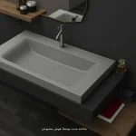 کاسه روشویی کورین صاف از برند سنگسان