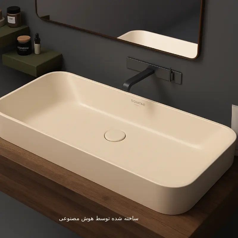 کاسه روشویی 2074 سنگسان باتیس کاسه روشویی کورین سنگسان باتیس مدل 2074