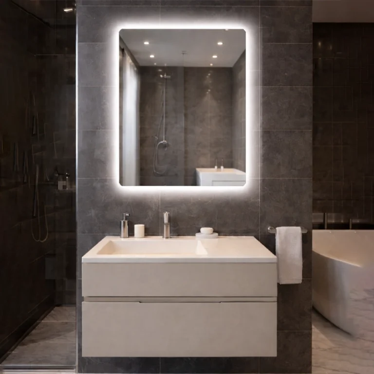 روشویی بدون پایه پی وی سی با طراحی مدرن