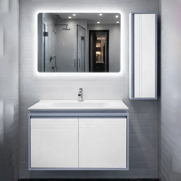 روشویی کابینتی پی وی سی با طراحی مدرن