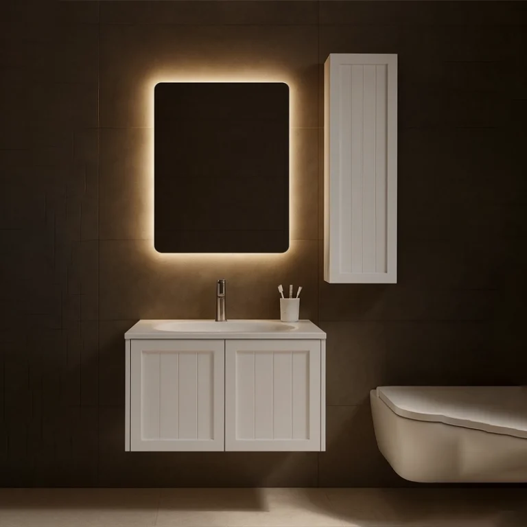 روشویی کابینتی pvc با طراحی مدرن