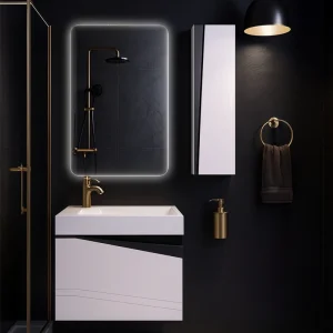 کابینت روشویی دیواری ضد آب با طراحی مدرن