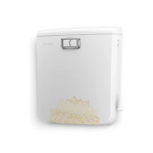 فلاش تانک سفید طلایی روکار ایمن آب با طراحی جدید