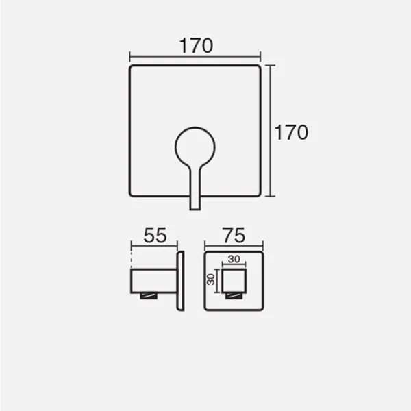 شیر توکار توالت با کیفیت بالا