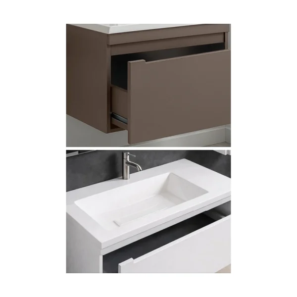 روشویی دیواری کابینتی پی وی سی