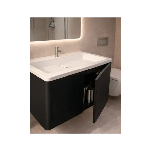 روشویی دیواری کابینتی با طراحی مدرن