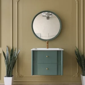 قیمت روشویی کابینت دار پی وی سی با طراحی کلاسیک