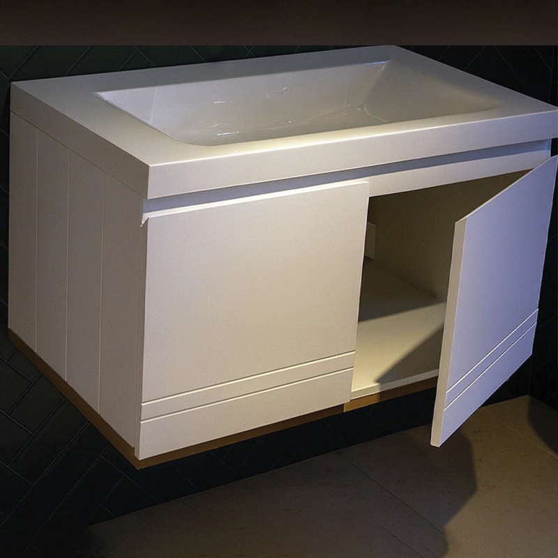 قیمت روشویی کابینتی pvc با طراحی کلاسیک