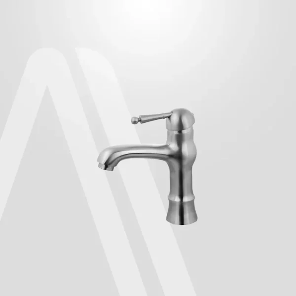شیر روشویی کروم مات کوتاه مدل مارتین البرز روز